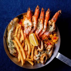 Singapore Restaurant, Fish & Co's Grilled Tiger Prawns